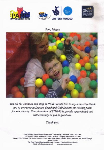 Our Charity for 2012